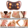 Electronic Neck Cushion Full Body Massager with Heat for pain relief Massage Machine for Neck Back Shoulder Pillow Massager - Swiss Relaxation therapy (Brown) askddeal.com