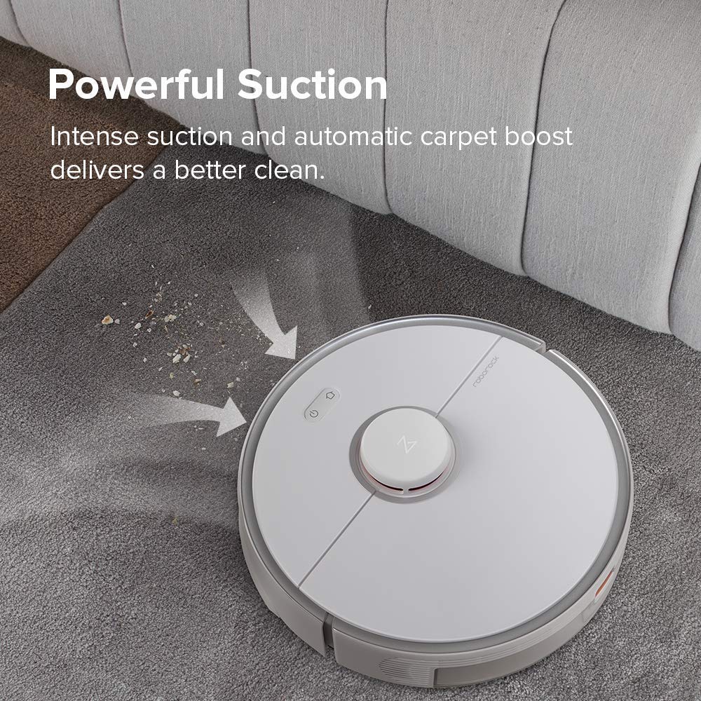 Robot Vacuum Cleaner and Mop with E-Tank | Smart Dry Robotic Vacuum Cleaning Sweeper for Hard Floor & Thin Carpet, Remote Operation, High Suction and smart Moping askddeal.com